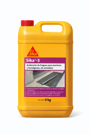 Sika®-3 Acelerante de Fraguado para Morteros y Hormigones 2 kg / 6 kg