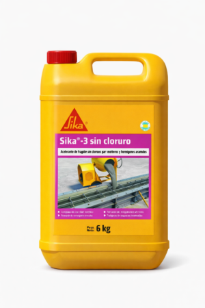 Sika 3 SIN CLORURO - presentación 2 / 6 kg